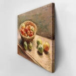 Πινακας σε καμβά MONET - A BOWL OF APPLES