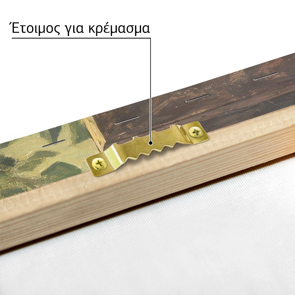 Πινακας σε καμβά MONET - A CORNER OF THE STUDIO