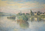 Πινακας σε καμβά MONET - BANKS OF THE SAINE AT LAVACOURT
