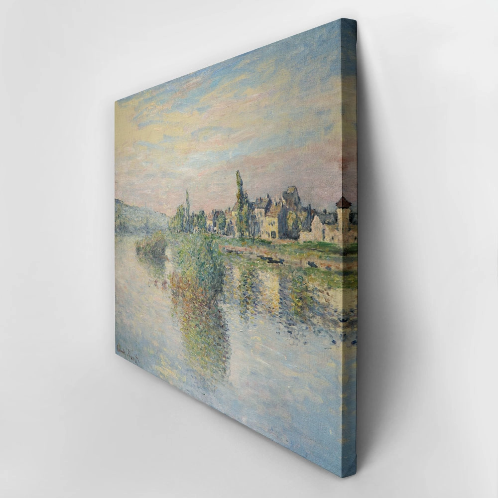 Πινακας σε καμβά MONET - BANKS OF THE SAINE AT LAVACOURT