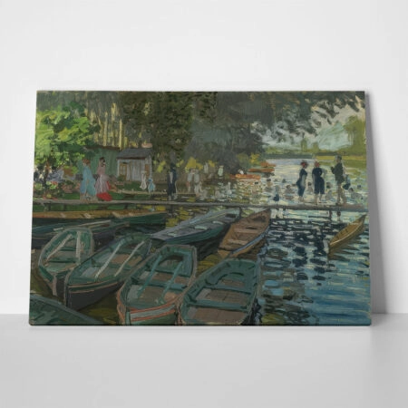 Πινακας σε καμβά MONET - BATHERS AT LA GRENOUILLERE - Monet Claude