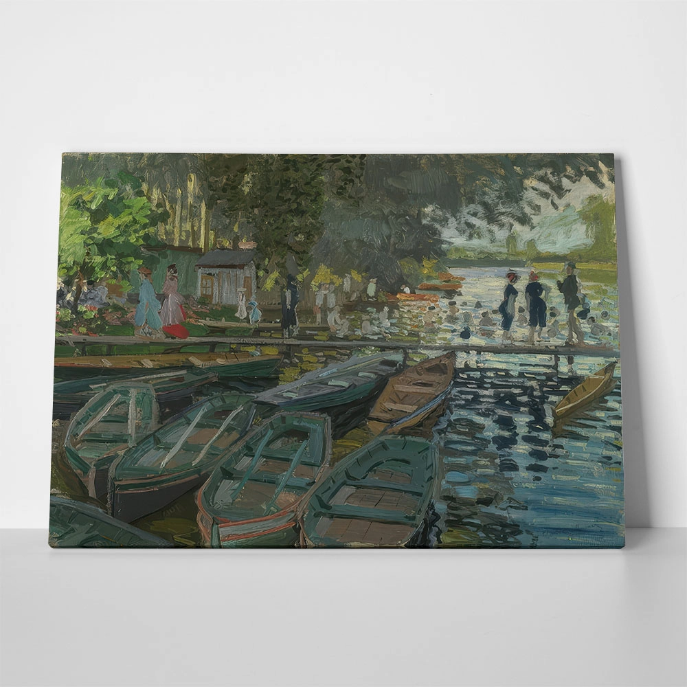 Πινακας σε καμβά MONET - BATHERS AT LA GRENOUILLERE