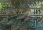 Πινακας σε καμβά MONET - BATHERS AT LA GRENOUILLERE