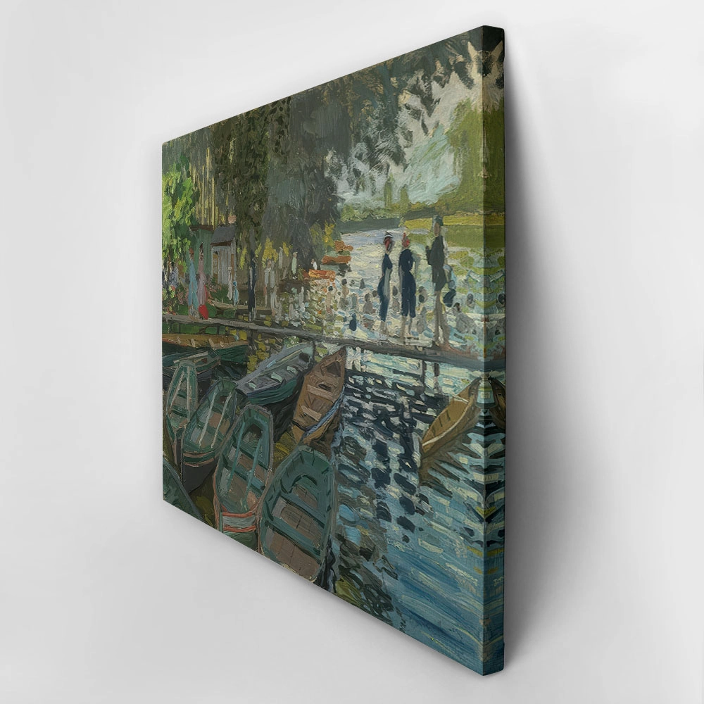 Πινακας σε καμβά MONET - BATHERS AT LA GRENOUILLERE