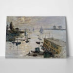 Πινακας σε καμβά MONET - THE POOL SEEN FROM THE BRIDGE