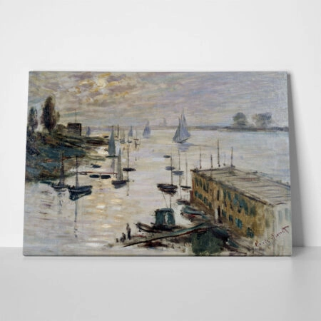 Πινακας σε καμβά MONET - THE POOL SEEN FROM THE BRIDGE - Monet Claude