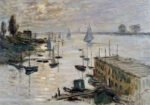 Πινακας σε καμβά MONET - THE POOL SEEN FROM THE BRIDGE