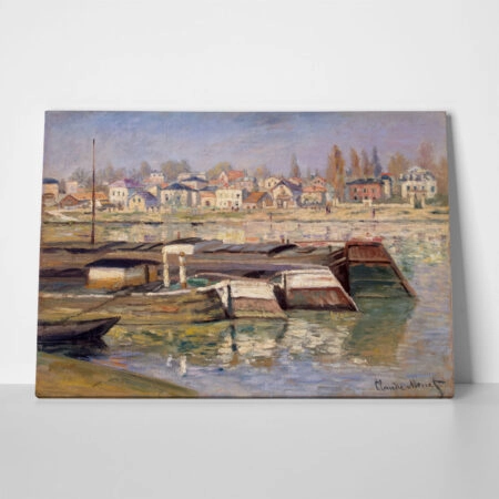 Πινακας σε καμβά MONET - THE SEINE AT ASNIERES - Monet Claude