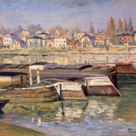 Πινακας σε καμβά MONET - THE SEINE AT ASNIERES - Monet Claude Sticky 5