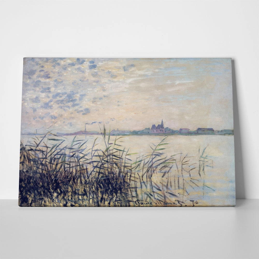 Πινακας σε καμβά MONET - THE SEINE NEAR ARGENTEUIL