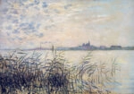 Πινακας σε καμβά MONET - THE SEINE NEAR ARGENTEUIL