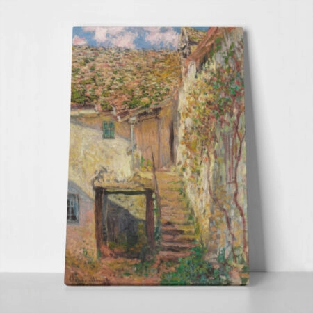 Πινακας σε καμβά MONET - THE STEPS - Monet Claude