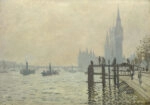 Πινακας σε καμβά MONET - THE THAMES BELOW WESTMINSTER