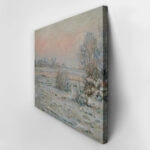 Πινακας σε καμβά MONET - WINTER SUN AT LAVACOURT