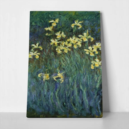 Πινακας σε καμβά MONET - YELLOW IRISES - Monet Claude