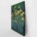 Πινακας σε καμβά MONET - YELLOW IRISES