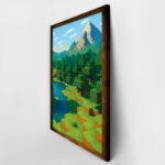 Πινακας σε καμβά VIDEO GAME BLOCKS SCENERY 2