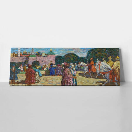 Πίνακας Πανοραμικός σε καμβά KANDINSKY - SUNDAY - Wassily Kandinsky
