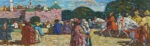Πίνακας Πανοραμικός σε καμβά KANDINSKY - SUNDAY