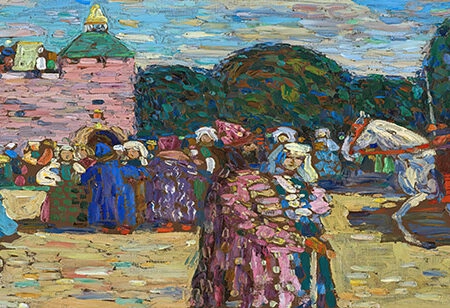 Πίνακας Πανοραμικός σε καμβά KANDINSKY - SUNDAY - Wassily Kandinsky Sticky 5