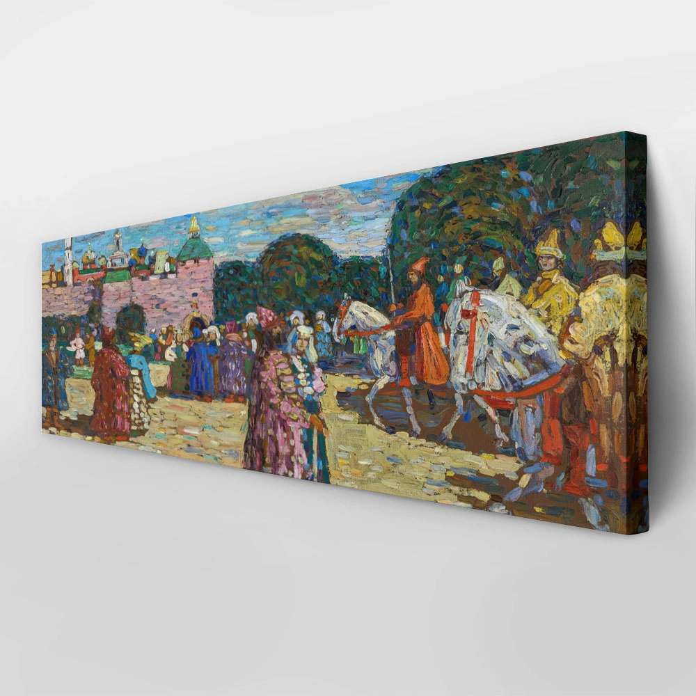 Πίνακας Πανοραμικός σε καμβά KANDINSKY - SUNDAY