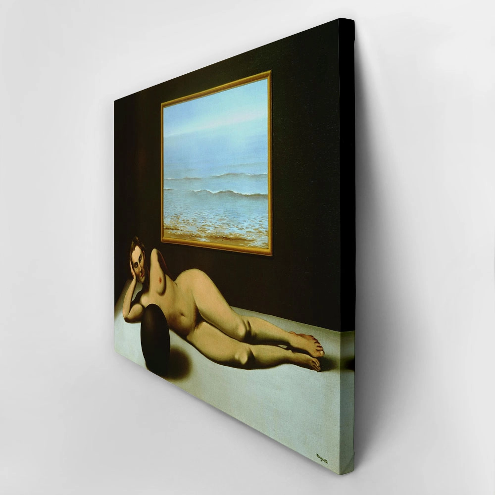 Πινακας σε καμβά MAGRITTE - BATHER BETWEEN LIGHT AND DARKNESS