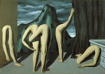 Πινακας σε καμβά MAGRITTE - INTERMISSION