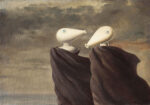 Πινακας σε καμβά MAGRITTE - SENTIMENTAL CONVERSATION