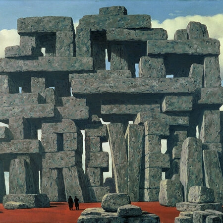 Πινακας σε καμβά MAGRITTE - THE ART OF CONVERSATION 1950 - Magritte Rene Sticky 5