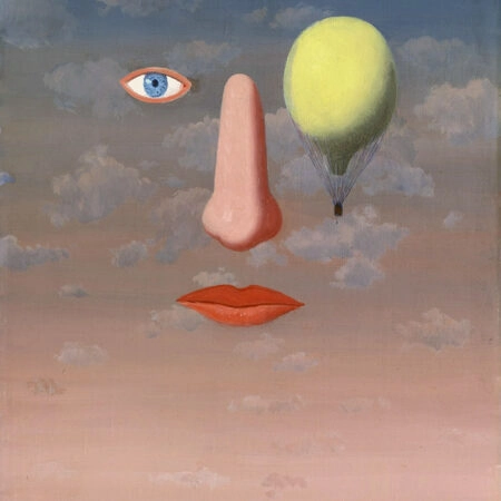 Πινακας σε καμβά MAGRITTE - THE BEAUTIFUL RELATIONS - Magritte Rene Sticky 5