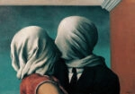 Πινακας σε καμβά MAGRITTE - THE LOVERS II