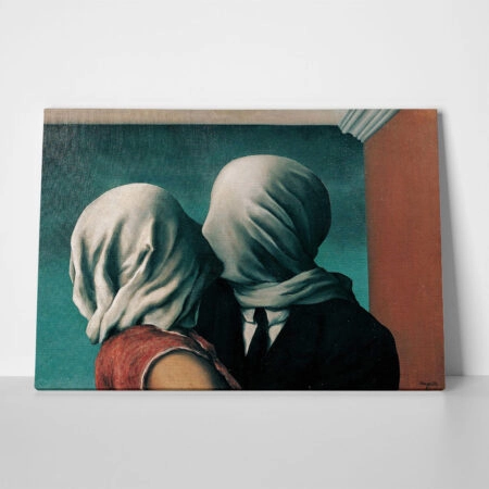 Πινακας σε καμβά MAGRITTE - THE LOVERS II