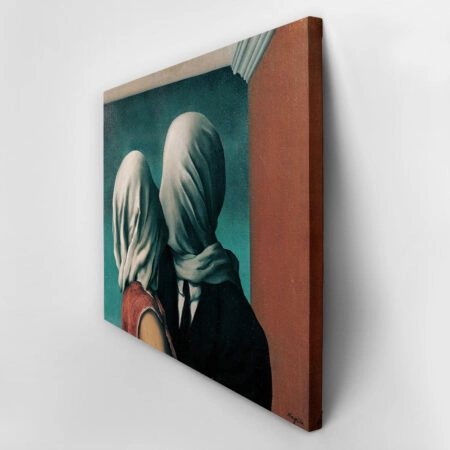 Πινακας σε καμβά MAGRITTE - THE LOVERS II - Magritte Rene Sticky 2