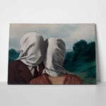 Πινακας σε καμβά MAGRITTE - THE LOVERS