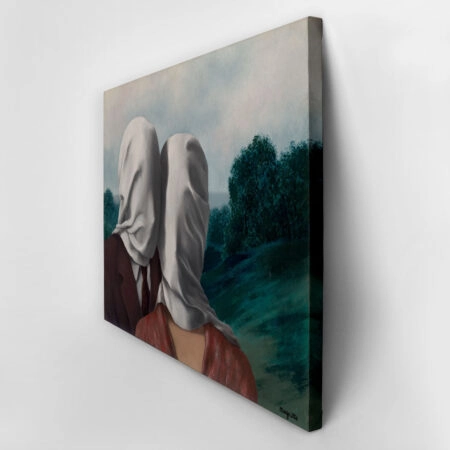 Πινακας σε καμβά MAGRITTE - THE LOVERS - Magritte Rene Sticky 2