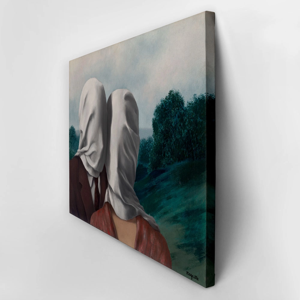 Πινακας σε καμβά MAGRITTE - THE LOVERS