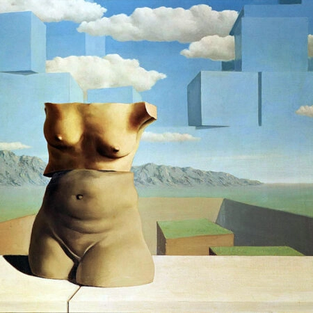 Πινακας σε καμβά MAGRITTE - THE MARCHES OF SUMMER - Magritte Rene Sticky 5