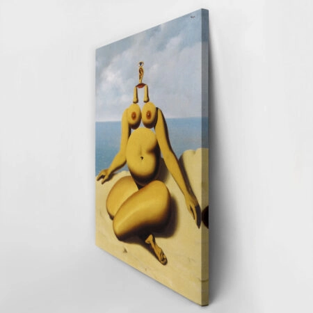 Πινακας σε καμβά MAGRITTE - THE WHITE RACE - Magritte Rene Sticky 2