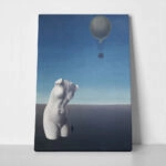 Πινακας σε καμβά MAGRITTE - WHEN THE TIME COMES