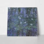 Πίνακας σε καμβά MONET - BLUE WATER LILIES