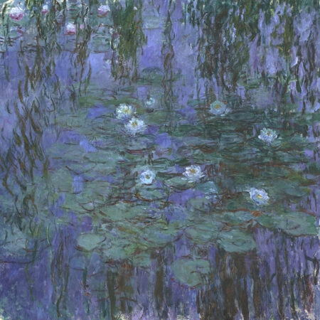Πίνακας σε καμβά MONET - BLUE WATER LILIES - Monet Claude Sticky 5
