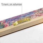 Πίνακας σε καμβά MONET - THE HOUSE AMONG THE ROSES