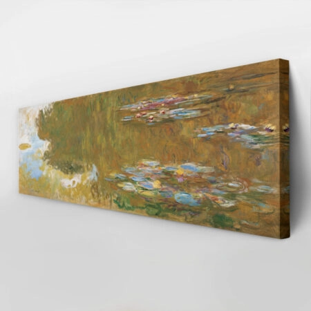 Πίνακας Πανοραμικός σε καμβά MONET - THE WATER LILY POND - Monet Claude Sticky 2