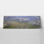 Πίνακας Πανοραμικός σε καμβά MONET - WATER LILIES