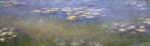 Πίνακας Πανοραμικός σε καμβά MONET - WATER LILIES