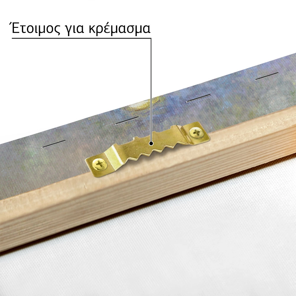 Πίνακας Πανοραμικός σε καμβά MONET - WATER LILIES