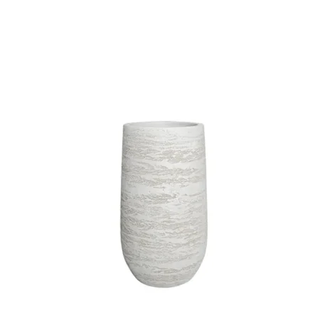 ΚΑΣΠΩ FIBER CLAY ΛΕΥΚΟ-ΕΚΡΟΥ ΨΗΛΟ ΣΤΡΟΓΓΥΛΟ ΜΙΚΡΟ Φ34x60cm - Κασπω