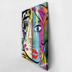 Πινακας σε καμβά ABSTRACT ART FACE PICASSO STYLE