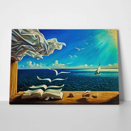 Πινακας σε καμβά DALI - BOOK TO BIRDS - Salvador Dali Sticky 1