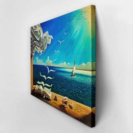 Πινακας σε καμβά DALI - BOOK TO BIRDS - Salvador Dali Sticky 3